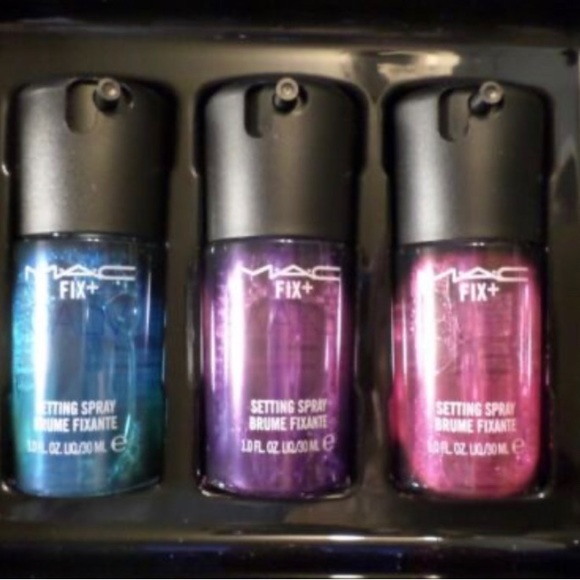 MAC 3PC FIX+ SETTING SPRAY GOOD VIBES IN KEEP CALM - Picture 2 of 2